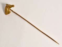 Exquisite 18k Horse Stickpin