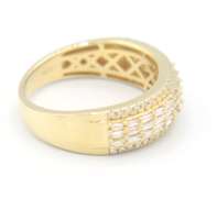 Ideal Yellow Gold Diamond Band