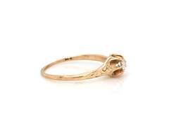 Vintage Yellow Gold Diamond Engagement Ring