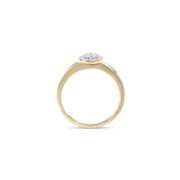 14KT Yellow Gold 0.24ctw Diamond Ring