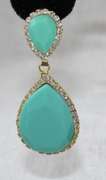 Good Luck Turquoise Color Fashion Earrings