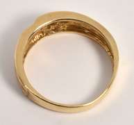 Nice Man's Band with Baguette Diamonds