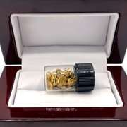 Minature Vial Filled with Pure Gold