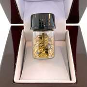 Minature Vial Filled with Pure Gold