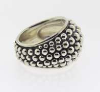 Michael Dawkins Granulation Drop Tapered Ring