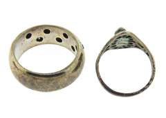 Vintage Sterling Silver Rings Lot