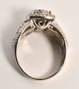 Diamond Laden Modern Cluster Ring