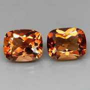 Regal 10.05ct Imperial Topaz Pair