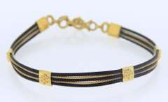 Fancy 21kt elephant Hair Bracelet