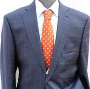 Phenomenal 2-Button Plait Suit, Made In Italy