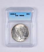 MS66 1926-S Peace Silver Dollar - Graded ICG