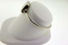 Sterling Silver Thin Initial Cuff Bracelet