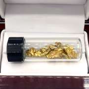 Dense Nuggets of Pure Gold in Vial