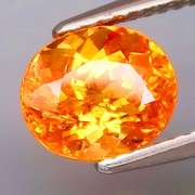 Vivid! 2.31ct top Fanta orange Namibian Garnet