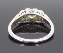 18k Art Deco Diamond Ring