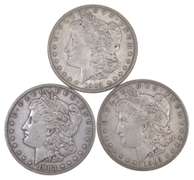 Lot Of 3 1903-S Morgan Silver Dollars