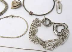 Group Lot of Mixed Sterling Silver Jewelry