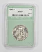 MS67 1943-S Walking Liberty Half Dollar - NTC Graded