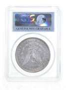 Genuine 1890-CC Morgan Silver Dollar - Graded PCGS
