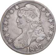 1827 Capped Bust Half Dollar - O-135