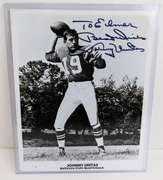 Autographed Johnny Unitas, Colts Photo