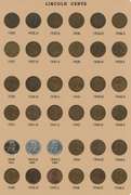 Giant Collection of 261 Diff. Lincoln Cents 1909 to 2010. Album