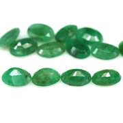 Heavy 8.65ct 12 piece Zambian Emerald set