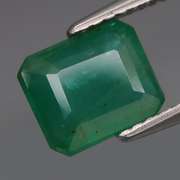 Rich green 1.55ct unheated Colombian Emerald