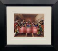Signed Superheroes Last Supper