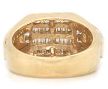 Masterpiece Yellow Gold Baguette and RBC Diamond Ring