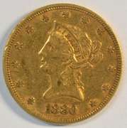 Nicer 1880 US $10 Liberty Gold Piece. Sharp
