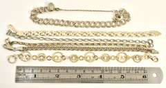 Nice Group of 6 Sterling Bracelets