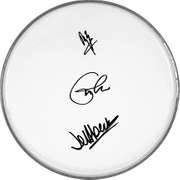The Yardbirds Autographed Facsimile Drum Head