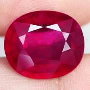 Huge 12.07ct rich blood red Ruby
