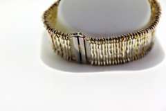 Sterling Silver solid Multi Strands Link Bracelet