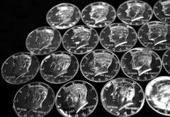 Roll Of 20 1964 Proof Kennedy Half Dollars Accented Hair.