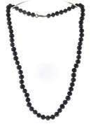 Sterling Silver Gray beads Necklace