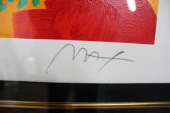 ORIGINAL HAND SIGNED PETER MAX BEAUTY 2016  MAX BEAUTY