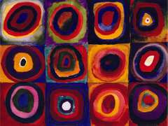 Wassily Kandinsky Farbstudie Quadrate