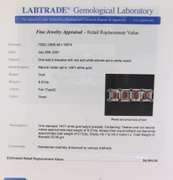 Outstanding White Gold Ruby and Diamond Bangle