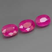 Heated only! 4.82ct natural pinkish red Ruby set