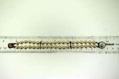 Sterling Silver Double Strands Pearl bracelet