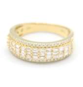 Ideal Yellow Gold Diamond Band
