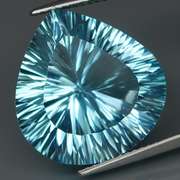 Incredible 20.51ct high fire concave cut Topaz