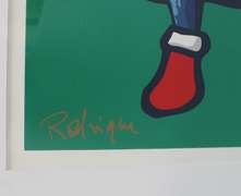 VERY COLLECTABLE GEORGE RODRIGUE HO HO HO 2000 RODRIGUE HO HO HO