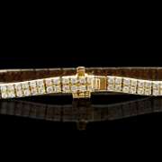 14KT Yellow Gold 2.51ctw Diamond Bracelet