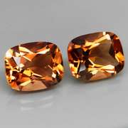 Regal 10.05ct Imperial Topaz Pair