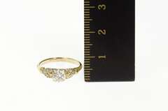 10K Yellow Gold 0.62 Ctw Classic 1940's Diamond Engagement Ring