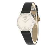 Patek Philippe Calatrava 18kt Diamond Bezel Watch