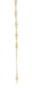 Fancy Diamond Linear Drop Pendant Necklace